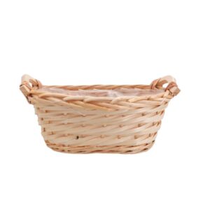 CESTA VIMINI OVALE 2 MANICI 27X15XH11 CM  (Cod. 36163-01)