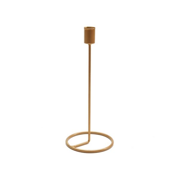 PORTACANDELA 26 CM ORO  (Cod. 36713-01)