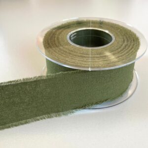 NASTRO SFRANGIATO MM 40 X 15 MT verde-muschio-17 (Cod. 36728-11)
