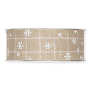 NASTRO LITTLE SNOW STARS MM 35 18 MT beige (Cod. 36584-02)