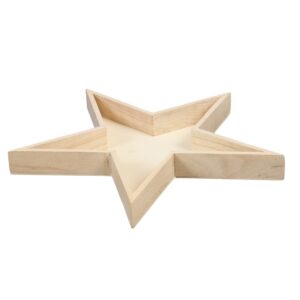 VASSOIO LEGNO A STELLA  35X35X3,5 CM  (Cod. 36142-01)