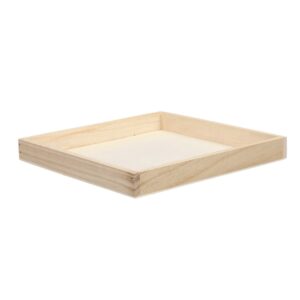 VASSOIO LEGNO QUADRATO 25X25X3 CM  (Cod. 36145-01)