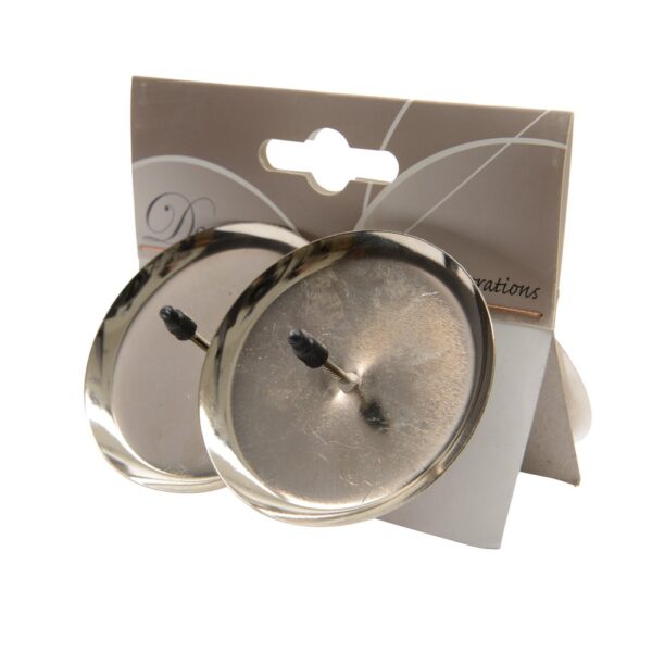 SET 4 PZ PORTACANDELA FERRO D6 H3,5 CM  (Cod. 35944-01)
