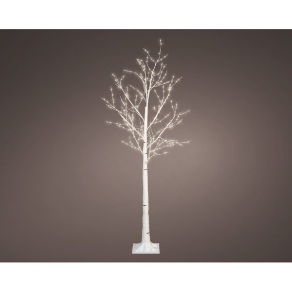 ALBERO DI BETULLA CON 400 LEDS h150CM DA ESTERNO bianco (Cod. 25916-02)