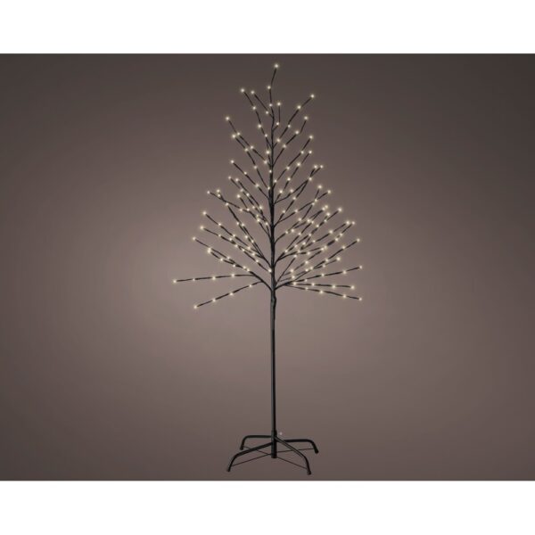 ALBERO 150 LEDS 150CM D80 MARRONE DA ESTERNO  (Cod. 35972-01)