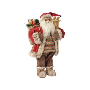 BABBO NATALE IN POLIESTERE 16X21 H45 CM  (Cod. 36019-01)
