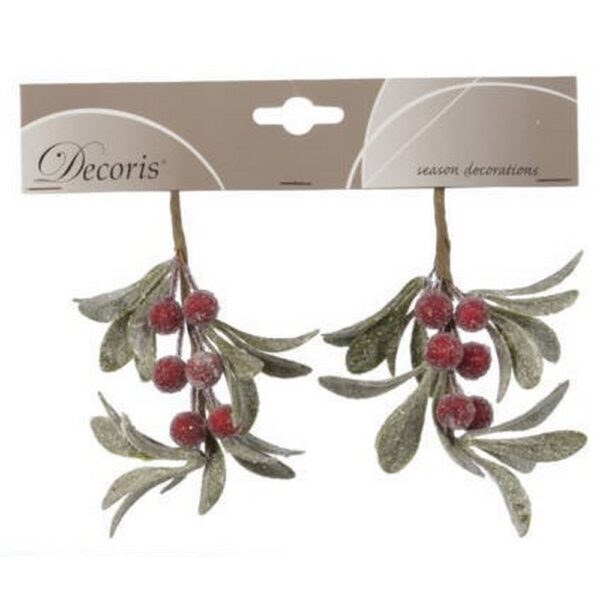 Set 2 PICK BACCHE  h16 CM vischio (Cod. 28884-03)