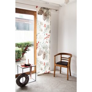 TENDA COTONE 60X250 CM CONES BERRIES  (Cod. 36596-01)