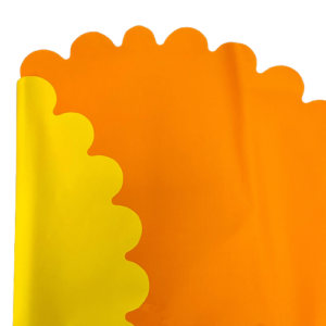 SOTTOVASI MARGHERITA BICOLORE SATINATO D.58 CM giallo-arancio (Cod. 36768-01)
