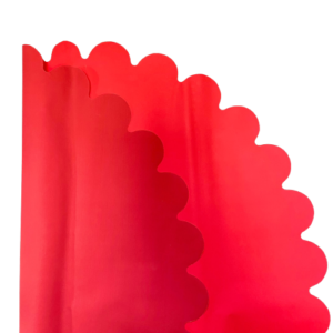 SOTTOVASI MARGHERITA BICOLORE SATINATO D.68 CM rosso-bordo (Cod. 36769-02)