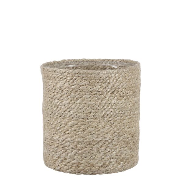 CESTINO ATLANTIC - H18xD18 CM crema (Cod. 31570-01)