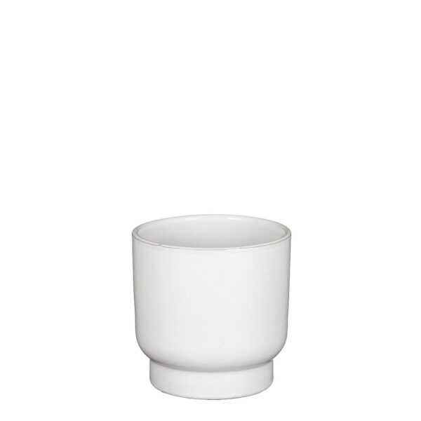 VASO THIAGO H 14 D 15 CM bianco (Cod. 36860-01)