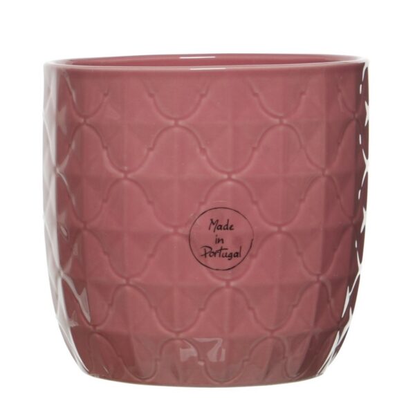 VASO CERAMICA D13,5 H13 CM rosa (Cod. 29717-02)