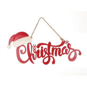 SCRITTA 'CHRISTMAS' DA APPENDERE 60X1 H25 CM  (Cod. 36276-01)