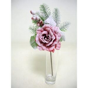 PICK PINO/ROSE INNEVATO 30CM rosso (Cod. 36371-01)