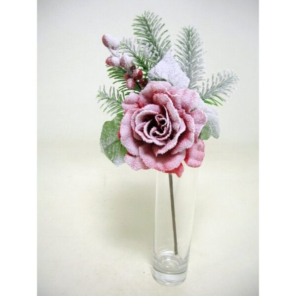 PICK PINO/ROSE INNEVATO 30CM rosso (Cod. 36371-01)