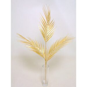 RAMO FOGLIE DI PALMA 66CM oro (Cod. 36375-01)