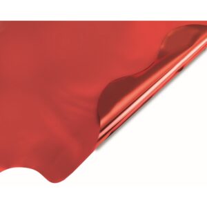 50pz SOTTOVASI BICOLOR METAL 35MY D.60 CM rosso (Cod. 36841-02)
