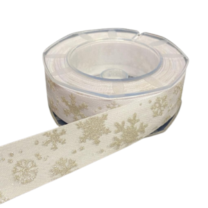 NASTRO POLICOTONE 25 MM 10 MT bianco-argento (Cod. 36327-01)