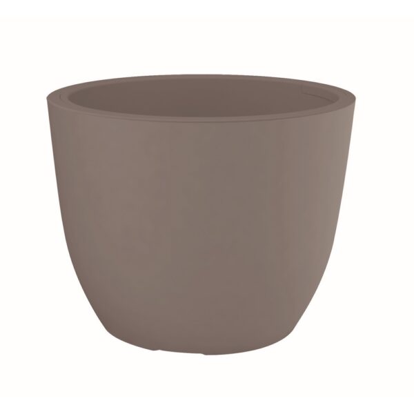 VASO CONCA STYLE D38 H30 CM tortora (Cod. 36911-03)