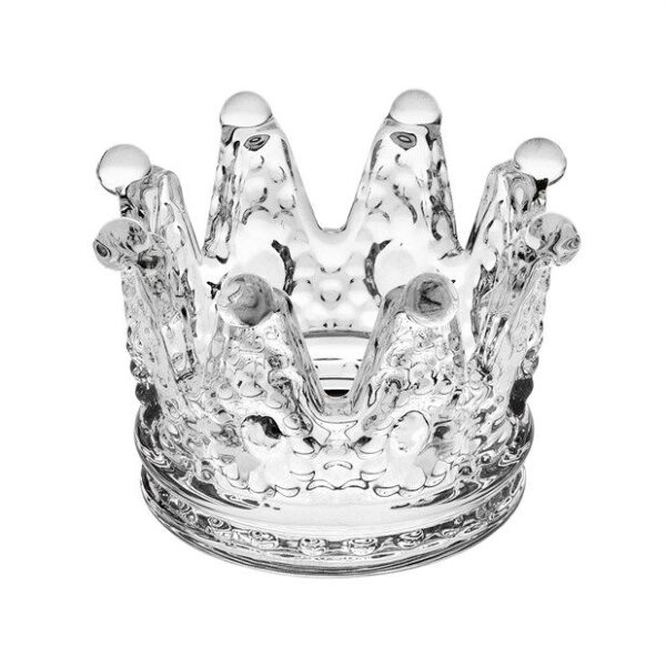 CORONA VETRO D12,5 H8,5 CM  (Cod. 36954-01)