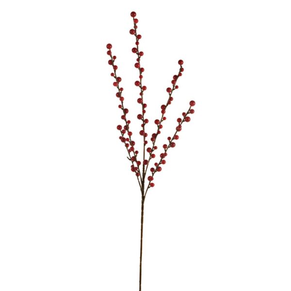 RAMO BACCHE ILEX X5 70 CM rosso (Cod. 36965-01)