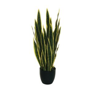 PIANTA SANSEVIERIA REAL TOUCH, VASO D20 H85 CM  (Cod. 33240-01)