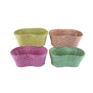SET 8 CESTINI BAMBOO PRIMAVERA 29X18 H15 CM   (Cod. 35188-01)