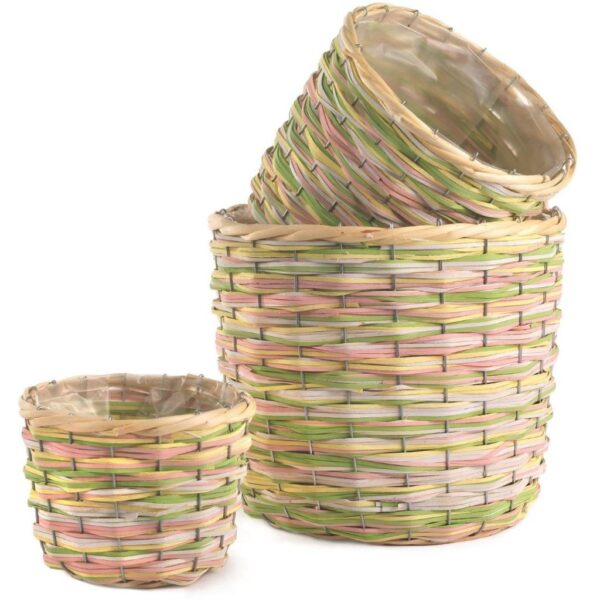 SET 3 CASPO' VIMINI PIC. D17 H14 - GR. D29 H25  (Cod. 37040-01)