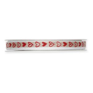 NASTRO LINO HEARTS 10 MM 15 MT  (Cod. 37228-01)