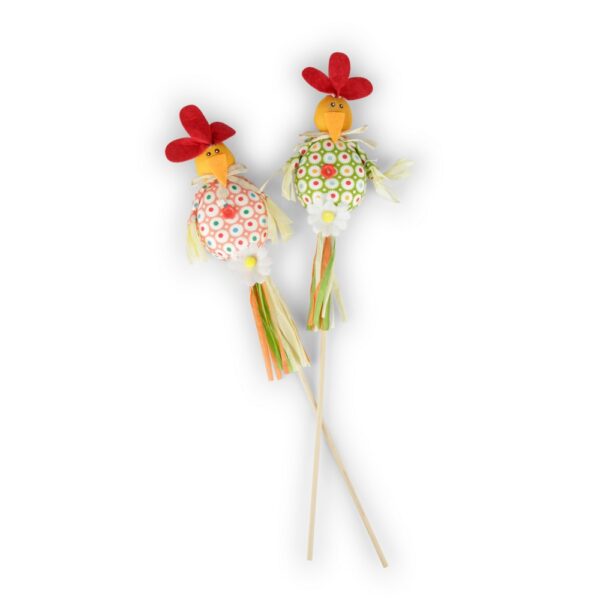 SET 8 PICK GALLO 22X7,5 H39 CM  (Cod. 37261-01)