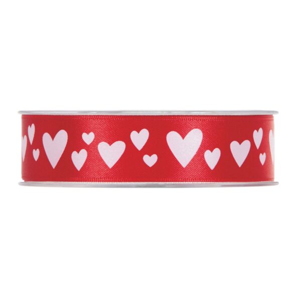NASTRO CUORI MM 25 MT 25 rosso (Cod. 33726-02)
