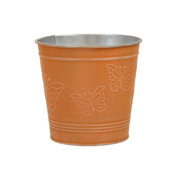 SECCHIELLO METALLO D12,5X11,5 CM arancio (Cod. 37391-01)