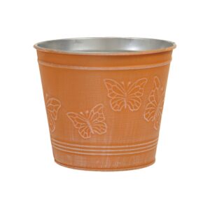 SECCHIELLO METALLO D14X12 CM arancio (Cod. 37392-01)