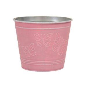 SECCHIELLO METALLO D14X12 CM rosa (Cod. 37392-02)