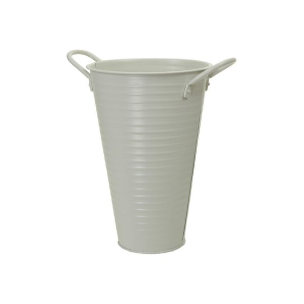SECCHIELLO ALTO ROTONDO CON MANICI D20X30 CM bianco (Cod. 37394-01)