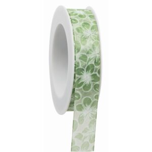 NASTRO SENTIERO DI FIORI MM 25 MT 20 verde-chiaro (Cod. 36968-04)