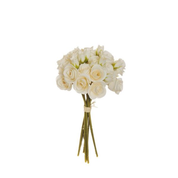 MAZZO MINI x9 CON 18 ROSE ANNA  crema (Cod. 37246-01)