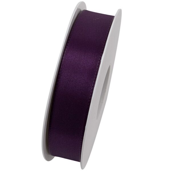 NASTRO BASIC/TAFFETÀ MM25 MT50 viola-scuro-601 (Cod. 597-28)
