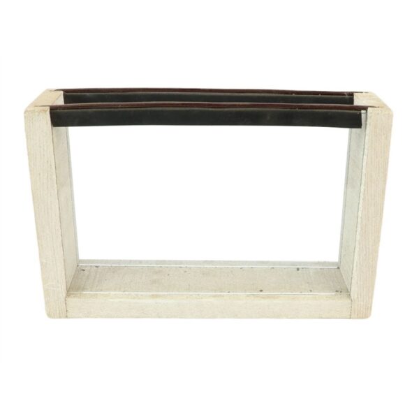 VETRINETTA DECO 26X7 H16 CM bianco (Cod. 37113-01)