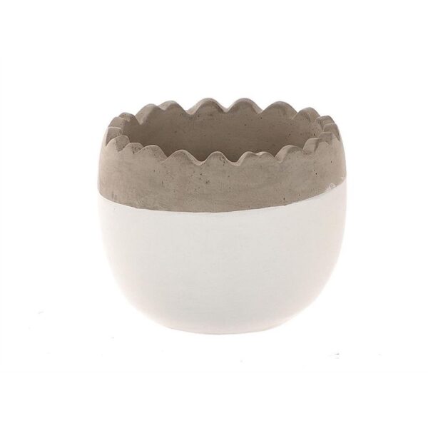 VASO UOVO "OSTALA" D 13 H 10,5 CM bianco (Cod. 37350-01)