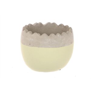 VASO UOVO "OSTALA" D 13 H 10,5 CM verde (Cod. 37350-03)