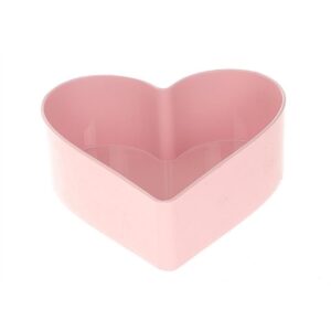 CONTENITORE CUORE 22X20 H7,5 CM rosa (Cod. 37362-02)