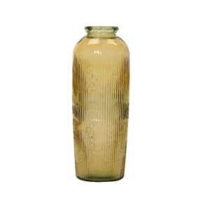 VASO VETRO RICICLATO D30 H70 CM ambra (Cod. 37195-01)