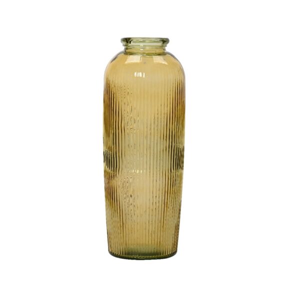 VASO VETRO RICICLATO D30 H70 CM ambra (Cod. 37195-01)