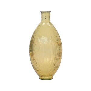 VASO VETRO RICICLATO D29 H59 CM ambra (Cod. 37197-01)