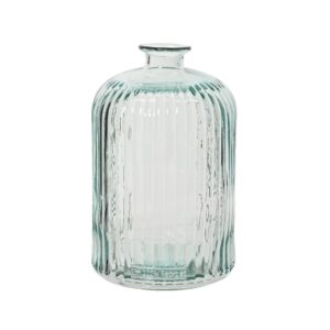 VASO VETRO RICICLATO D15 H23 CM  (Cod. 37198-01)