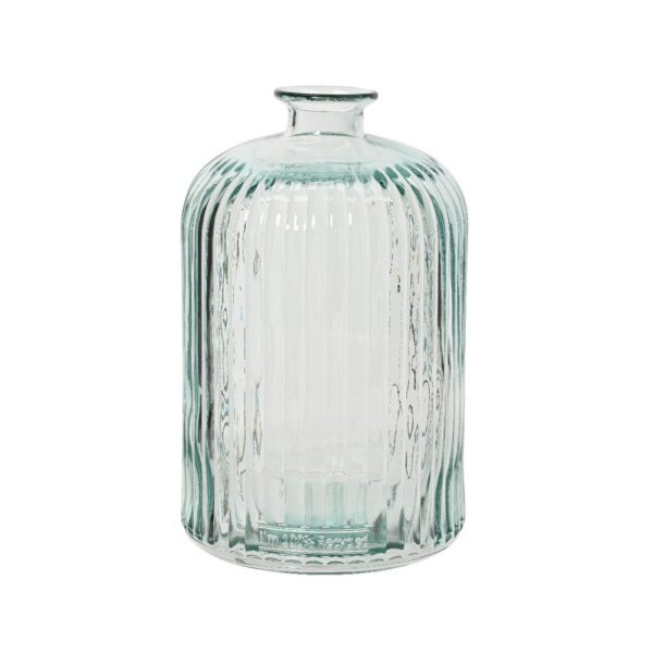 VASO VETRO RICICLATO D15 H23 CM  (Cod. 37198-01)
