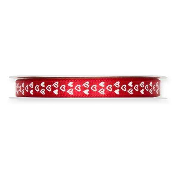 NASTRO SATIN CUORI 1 CM 25 MT  (Cod. 37239-01)