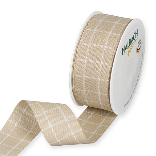 NASTRO A QUADRI 35 MM 20 MT tortora (Cod. 37238-05)